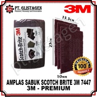 SCOTCHBRITE SANDPAPER - SCOTCH BRITE 7447 SCOURING PAD - PLAIN 3M BELT SANDPAPER