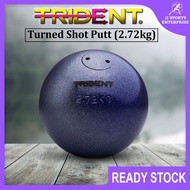 Trident Turned Shot Put Lontar Peluru (2.72kg) Trident Turned Shot Putt Steel Ball Bola Besi Sukan
