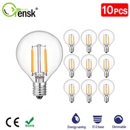 E12 String Light Replacement Bulbs Dimmable 1.5W G40 LED Edison Bulb Retro 220V Decor Warm White Fil