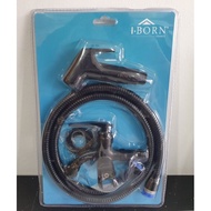Iborn Stainless Steel Black Two Way Tap with ABS Spray Bidet