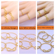 CINCIN INFINITY PADU  Emas 916 Original Cincin Emas Cincin Padu Cincin Bajet Emas 916 Bajet Emas 916