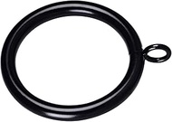 48Pcs 1.2-Inch Inner Diameter Metal Curtain Rings with Eyelets,Fits Up to 1.0 Inch Rod,3.5 mm Diamet