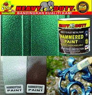 1L HAMMERED PAINT ( HEAVY DUTY ) smooth Finish Direct to Rust Metal Paint 1 LITER Hammerite / cat besi tahan hammer wpc