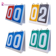 [Menolana] Sports Scoreboard, Flip Scoreboard, 2-Digit Manual Flip Card, Scoreboard Counter for Voll