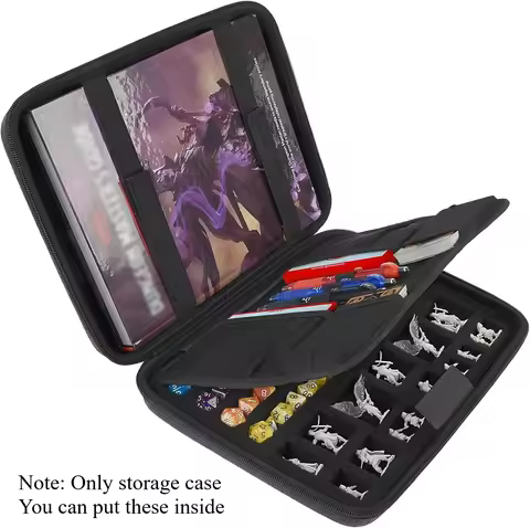 Dice Tray Box for DND Dice Set for D&D, Rolling Trays Polyhedral Dices Storage Bag Holder for Dungeo