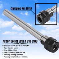 Arbor Collet ER11 extension rod chuck Holder C10 ER11A 100L