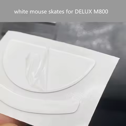 Replacement Mouse Skates Mouse Feet Anti-slip Sticker For Delux M618 M700 M800 TEFP White Arc Mice G