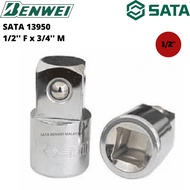 SATA 13950 1/2'' DR. ADAPTOR 1/2'' F X 3/4'' M / ADAPTOR SOCKET BOX 1/2'' TO 3/4''