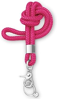 [Test Very Good, Note 1.1] Key Ring with Lanyard for Key Rings with Carabiner as Card Holder, German