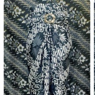 rok batik lilit / rok panjang / rok lilit modern - kenanga silver
