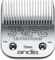 Andis Carbon-Infused Steel UltraEdge Dog Clipper Blade, Size-3-3/4 FC, 1/2-Inch Cut Length (64135)