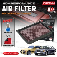 OTP Performance Drop in Air Filter BMW 3 Series E36 E46 5 Series E39 33-2070 33-2231 Penapis Udara E