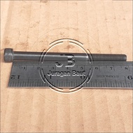 BOLT L M6X80 STEEL LENGTH 8 CM 8CM BOLT L STEEL M6 X 80 KEY L5 L 5 WRENCH 10 HALF THREAD BLACK COLOR