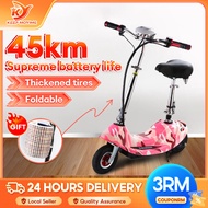 Electric Scooter Adult Seat+Folding Bike Mini Portable Scooter E scooter Adult Kids Skuter Storage B