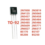 5PCS 2N7000 2N3819 2N4125 2N5060 2N5457 2N5458 2N5460 2N5484 2N5485 2N5486 2N5609 2N5771 2N6027 2N65