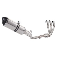 Motorcycle Stainless Steel Full Exhaust System For Triple 765 765RS 765R 765R with carbon clamp 2017