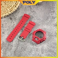 Dw6900 Bnb 6900 Bnb Tali Jam Dw6900 Solid Blood Red Bnb Dw6900 Casio Replacement Strap Lelaki Replacement Band and Bezel