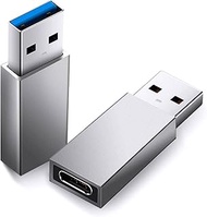 USB C Female To USB Male Adapter[Aluminum Shell, High Stability] Type C To USB A Converter Compatibl