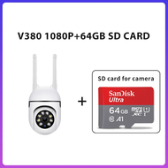 【พร้อมส่งจากไทย】กล้องวงจรปิด CCTV Camera กล้องวงจรปิด 5ล้านพิกเซล ptz ดูได้ 360 WIFI CCTV IP camera