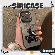 IPHONE IMD Moto Bike IMD Shockproof Matte Phone Case for 6/6plus/7/8/plus/x/xs/xr/11/12/13/14/15/16/