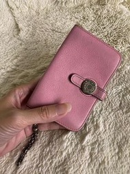 Hermes pink colour cardholder coins wallet bag ado mini kelly Constance charm