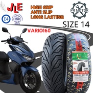 JLE Tyre Scooter SIZE 14 TAYAR VARIO160 100/80 TYRE  120 70 TUBELESS TAYAR 14 SCOOTER
