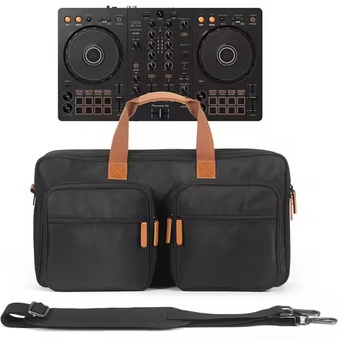 Travel Protector Bag For Pioneer DJ DDJ-FLX4 & DDJ-REV1, Storage Tote Case For Numark Mixtrack Plati