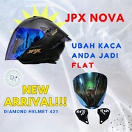 Jpx NOVA Helmet Visor flat/flat JPX NOVA helmet Visor all variants