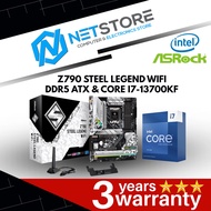 PWP ASROCK Z790 STEEL LEGEND WIFI DDR5 ATX & INTEL CORE I7-13700KF PROCESSOR