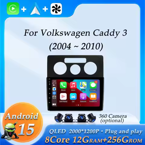 Car Radio Video Audio Multimedia Player for Volkswagen Caddy 2K 3 III 2004 - 2010 GPS Navigation Wir