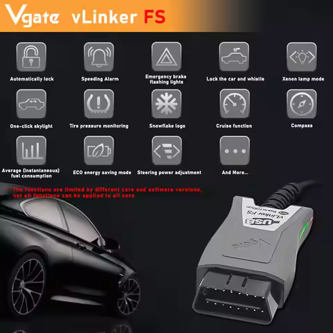 Vgate VLinker FS ELM327 For Ford FORScan HS MS CAN ELM 327 OBD 2 OBD2 Car Diagnostic Tools OBD Scann