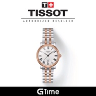 [Official Warranty] Tissot T122.207.22.033.00 Women's Carson Premium Automatic Stainless Steel Watch T1222072203300