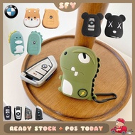 Ready Stock BMW Car Key Case Cover Key Case 318i 320i 325i 330i 425I 435I 520i 525i 530i X1 X2 X3 X4