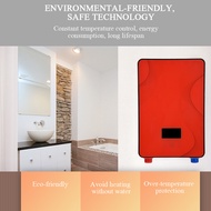 220V 6500W Tankless Instant Electric Hot Water Heater for Home Bathroom Shower Red Color Electric Water Heater