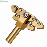 SHOUHMY Fret Press Tool, Brass Brass Color Guitar Presser, Premium Fret Press Caul For Fret Leveling