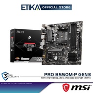 MSI PRO B550M-P GEN3 | Micro ATX Gaming Motherboard | AMD B550 Chipset | M-ATX