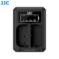 JJC DMW-BLF19 DMW-BLK22 BP-61 Battery Charger USB Dual Slot for Panasonic Lumix DC-GH7 GH6 GH5 II GH