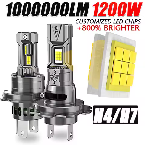H7 H4 LED Bulb CANBUS Car Headlight High Power Auto Spotlights Super Bright Turbo Light Mini Wireles
