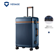 VERAGE 20076  29"/25"寸藍色鋁合金架配超纖皮革TSA LOCK 行李箱