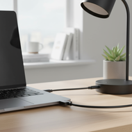 Vention USB to DC 5.5mm 3.5mm 1.5M Power Cable for Hub, Mini Fan, Table Lamp 28 AWG Tuning Fork Type