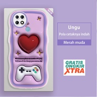 Jinouwe OPPO A15 A15S A16 A16S A16K A16E A17 A17K A31 A33 2020 A39 A36 Phone case Game Pattern Love 