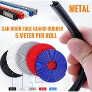 5Meter Car Door Protector Rubber Seal Strip Door Edge Guard Sound Proof Insulation Scratch Collision