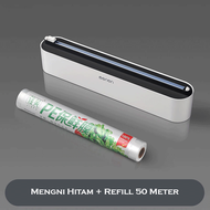 MENGNI Household Plastic Wrap Cutter Cling - Cling Plastic Wrap Dispenser Wraping Alat Pemotong Plas