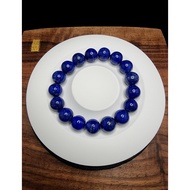 Lapis Lazuli Lazuri Afghanistan Full Natu Stone Bracelet 5A 10.5mm C1674