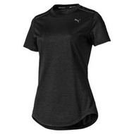 PUMA 女性慢跑系列麻花短袖T恤-桃紅-歐規 518256-16