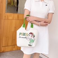 Tas Tenteng Atau Tas Jinjing Karakter Peko Felt Tebal 24x10x21 Korean Style