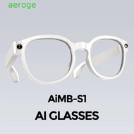 AEROGEM AI Smart Glasses, AIMB-S1 2 in 1 Smart AI Glasses, Augmented Reality Fast Charging 1080P Vid