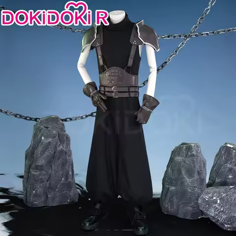 IN STOCK Zackk Fair Cosplay Costume Game FF【XS-3XL】DokiDoki-R Men Game Costume Zackk Cosplay Hallowe