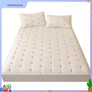 Thick Fluffy Mattress Protector Cover Solid Color Embroidered Bedsheet Mattress Topper Single cadar 