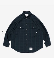 WTAPS 251TQDT-SHM02 WCPO 01 / LS / COTTON BROADCLOTH TEXTILE